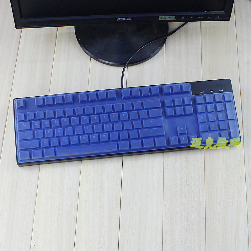 雷柏 v808 v580 gk500 104键背光机械键盘保护膜尘套