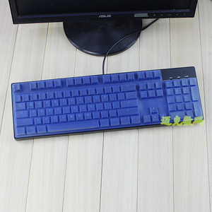 雷柏 V808 V580 GK500 104键背光机械键盘保护膜尘套