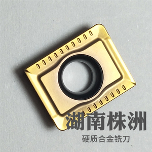 玉米螺旋立铣APKT150412不锈钢数控铣床快铣飞盘铣刀头钢件通用