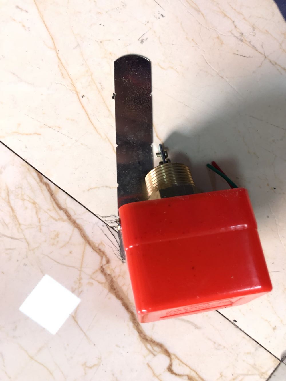 水流开关水流指示器 开孔水流开关 DN25 流量开关 挡片水流量开关