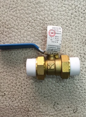 PPR活接球阀  Dn20    4分   PPR管球阀  热熔管球阀   58铜