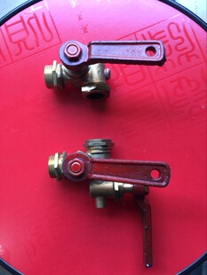 锅炉全铜考克液面计阀门三通旋塞阀水位计开关压力表玻璃管4分6分