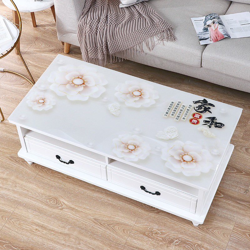 PVC软玻璃桌垫易打理餐桌茶几电视柜保护垫免洗防水办公学习桌垫