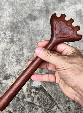 金丝檀实木痒痒挠两用可拍背爱心