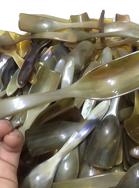16-18厘米牛角茶叶勺子茶匙配件
