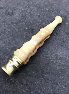 竹节形精品烟嘴长约6CM有过滤芯