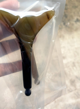 牛角鱼尾带圆点刮痧点穴按摩棒
