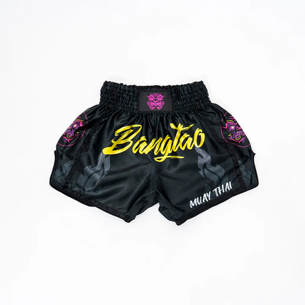 泰国原装进口 bangtao泰拳馆 泰拳短裤 MMA短裤 数码印花速干男女