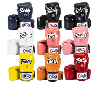 泰国原装进口Fairtex成人泰拳BGV1真皮搏击粉色女真皮牛皮拳套