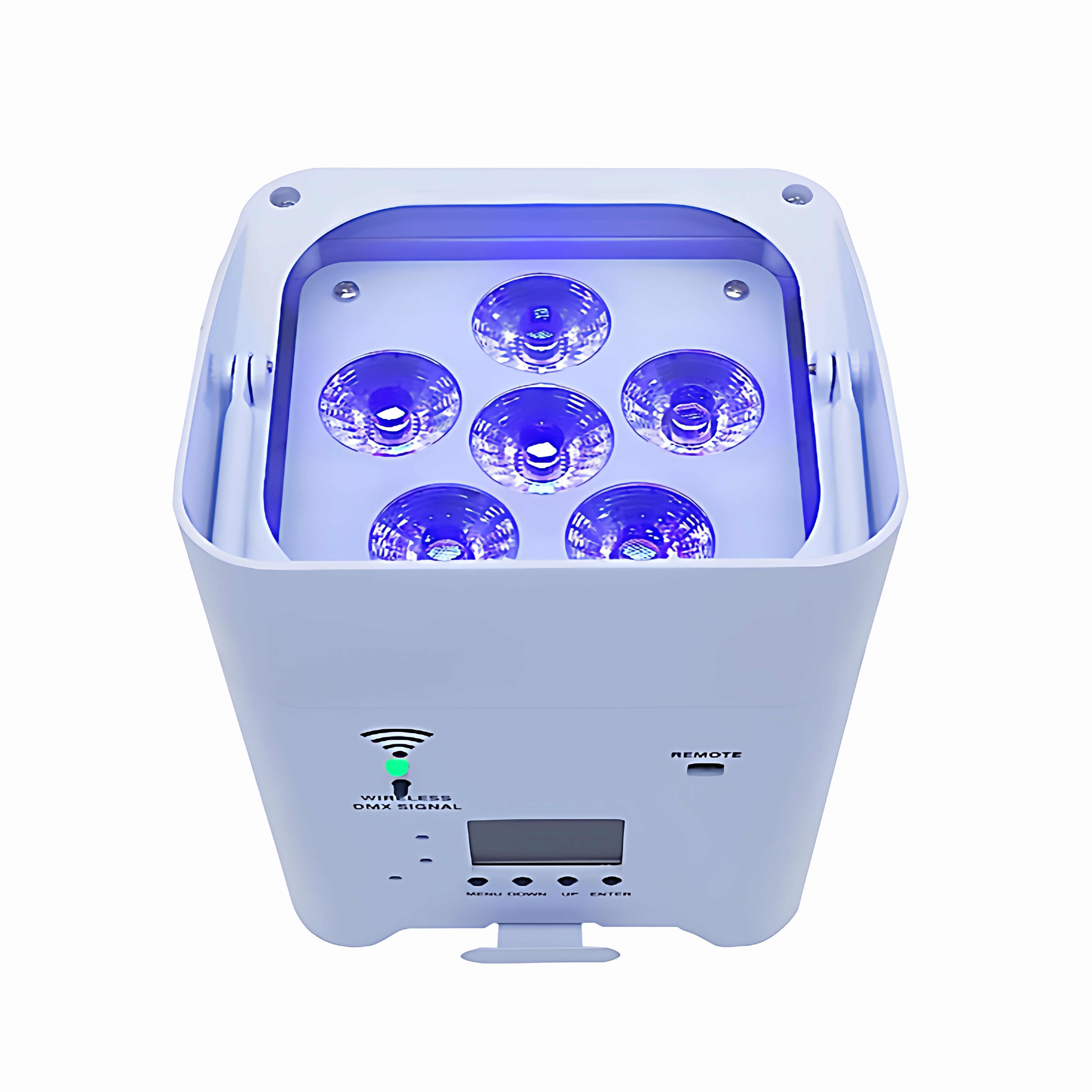 六6颗充电染色电池帕灯手机APP遥控无线wifi氛围背景舞台效果灯