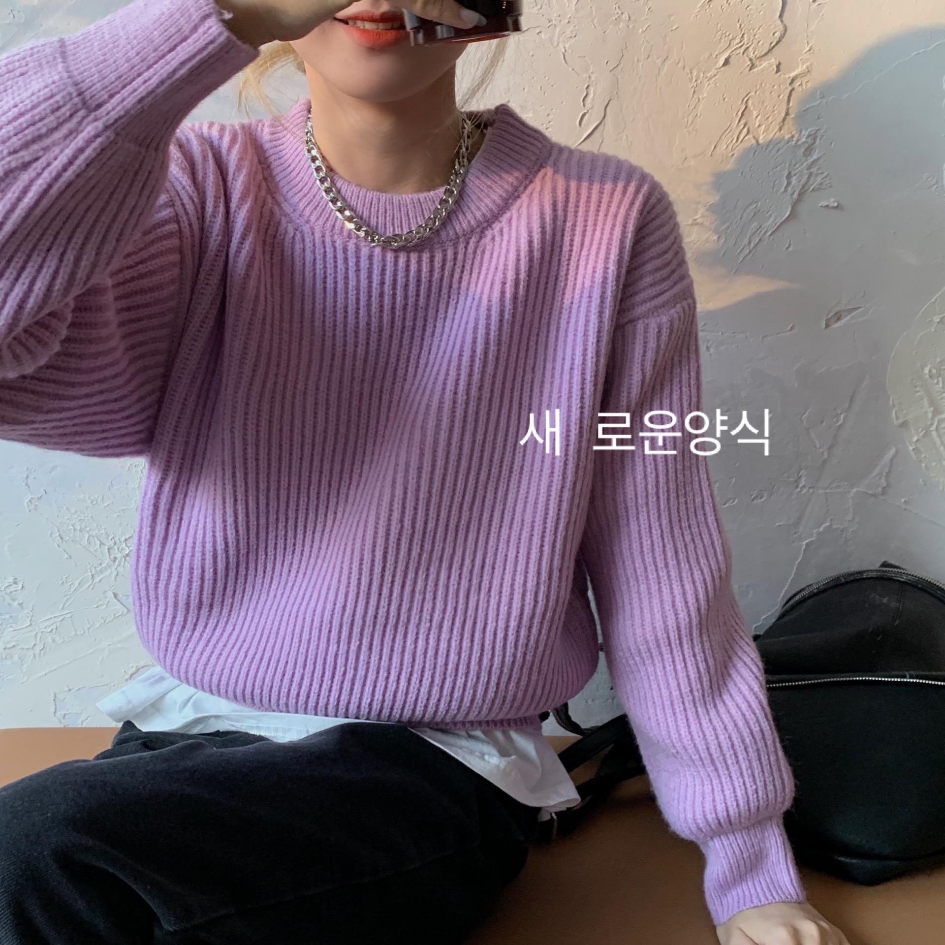 Real shot real price ~ Korean sweaters in autumn and winter for women