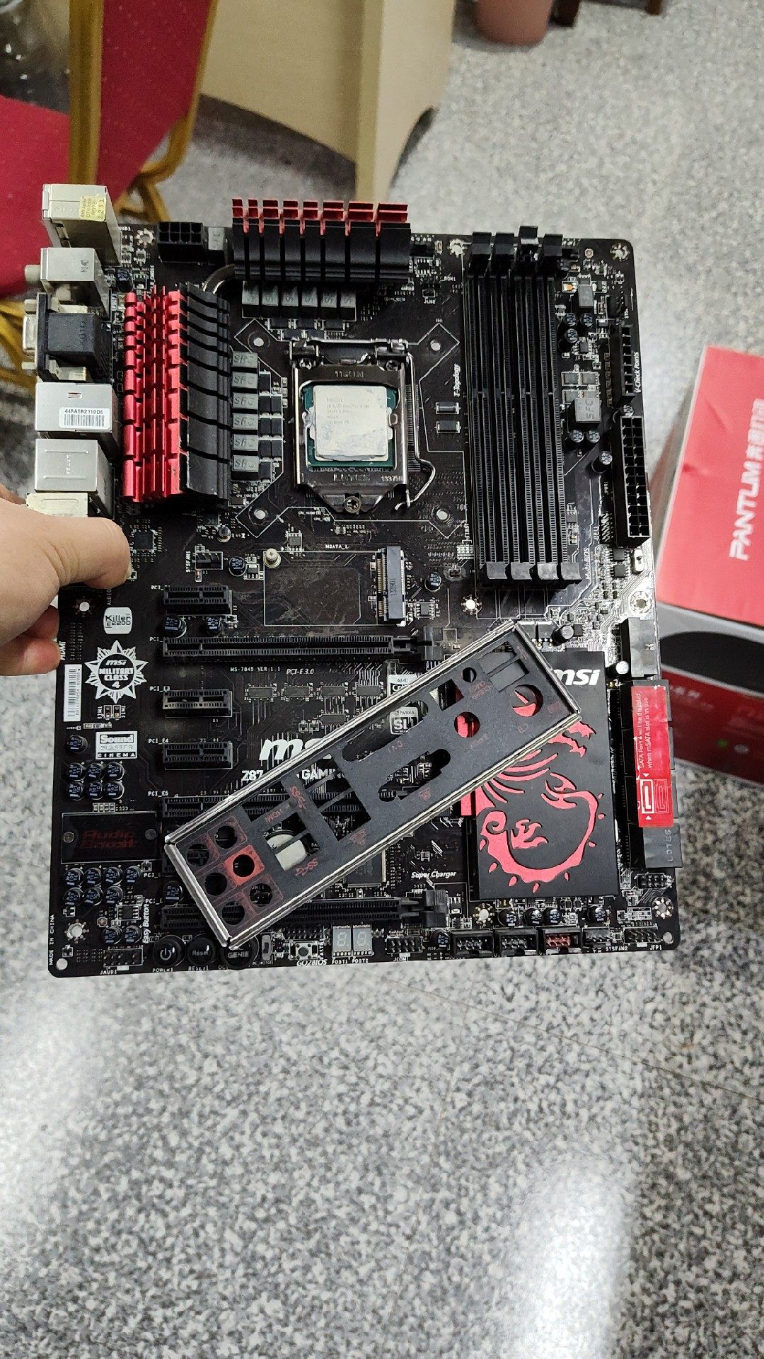 msi/微星 z87-gd65 gaming 红龙大板 1150针 正品拆机