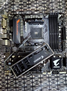 Gigabyte/技嘉 B450 AORUS M 电竞主板11相供电 5V3针 12V4针 RGB
