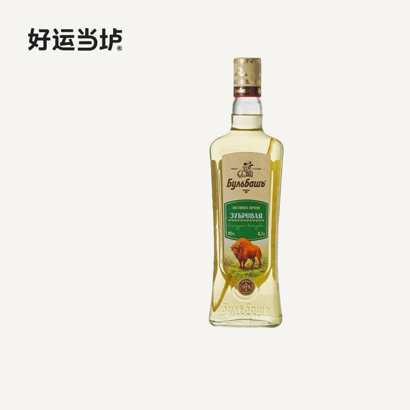 【毛牛香茅】伏特加配制酒 700m白l俄罗斯进口洋酒行货英拉格野牛
