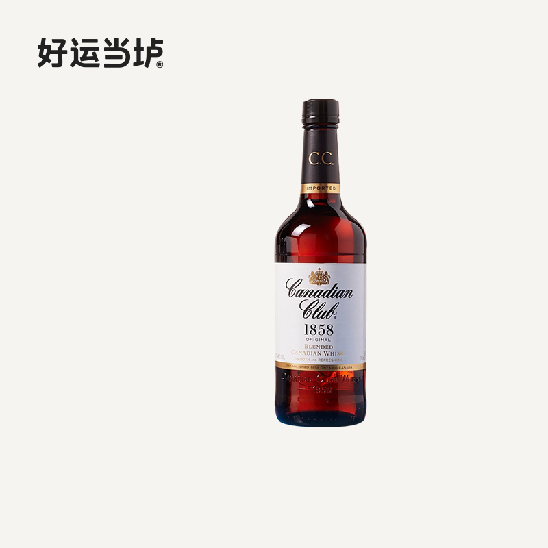【加拿大俱乐部】调配威士忌CanadianClub加拿大CC原装进口750ml