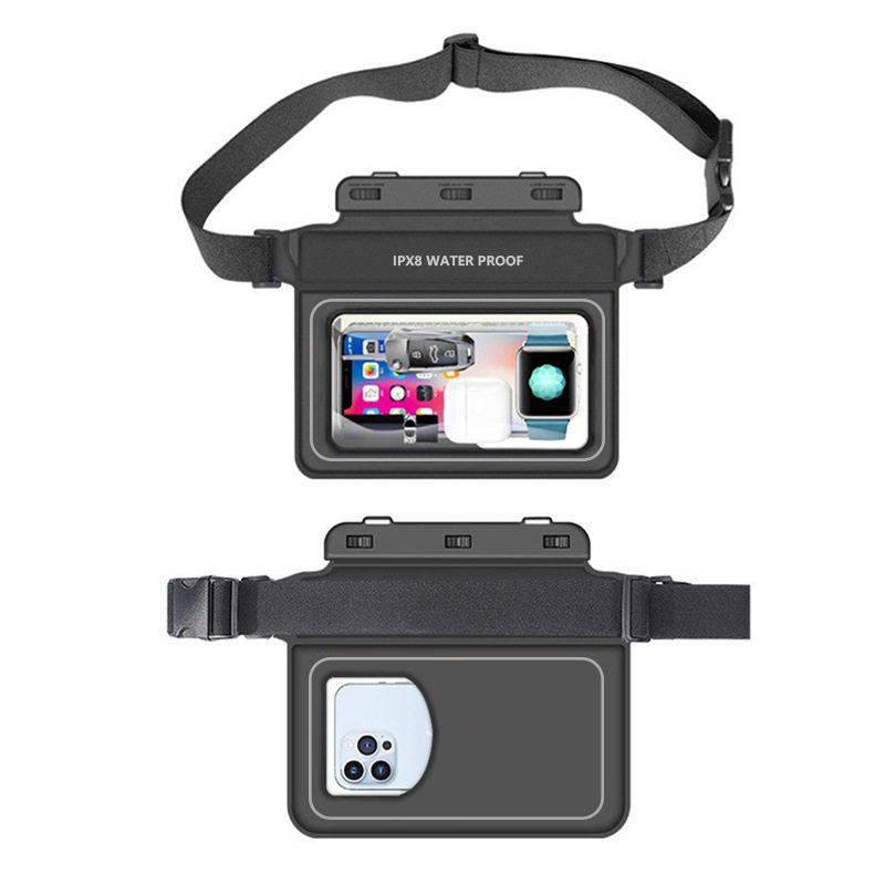 大容量防水腰包可触屏游泳户外游泳沙滩手机防水包浮潜漂浮防水袋