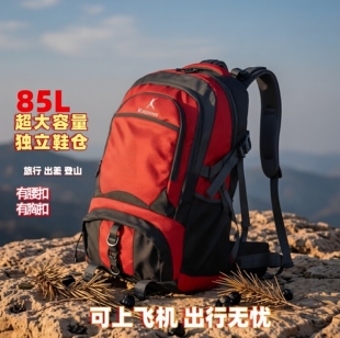 男士外出旅游背包女士户外旅行超轻便登山包可上飞机大容量双肩包