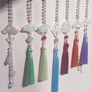 钗胸针汉服流苏挂件复古配饰齐胸裙挂吊坠古风禁步流苏穗子