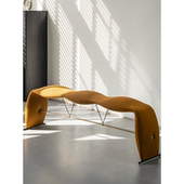 设计师餐厅餐桌长凳创意衣帽间极窄入户轻奢换鞋 简约床尾凳 凳意式