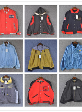vintage古着棒球服bf嘻哈风格