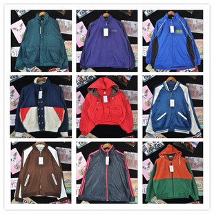 vintage古着棒球服原宿街头数字BF嘻哈风格秋冬宽松夹克外套Q11