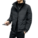 22冬季店主风修身立领刺绣轻薄羽绒服男外套1MY28-P155控205，男装羽绒服，电商A400-1（原B352）
