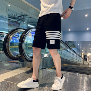 24夏季新款社会小伙网红宽松休闲运动短裤五分裤5 K01-P38控58图片
