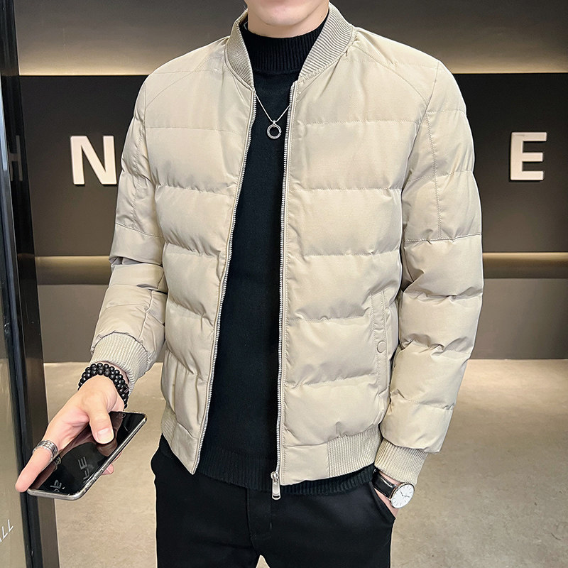 23冬季店主风韩版修身纯色棉衣外套男棉袄MY11-P118控158,男装棉衣,电商A400-1（原B352）