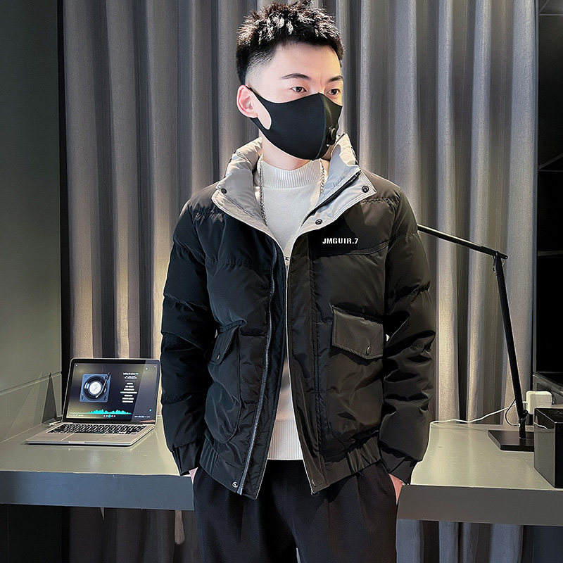 23男士冬季新款潮流休闲工装加厚立领羽绒外套-9YR703-P155控208,男装羽绒服,电商A400-1（原B352）