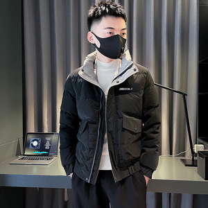 23男士冬季新款潮流休闲工装加厚立领羽绒外套- YR703-P155控208图片