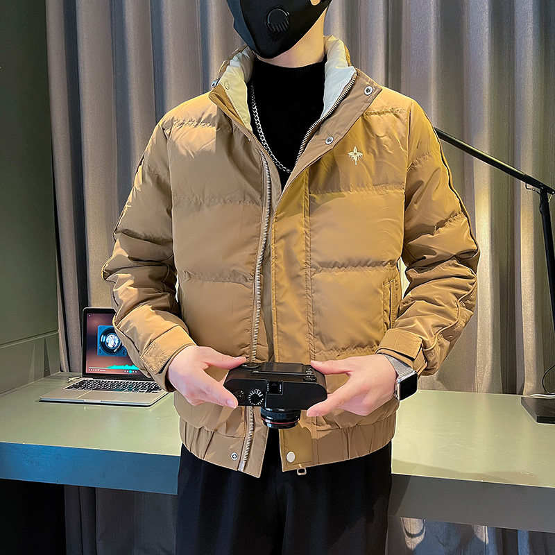 2023冬季潮牌男立领修身保暖加厚羽绒服外套-6 YR671-P155控205图片
