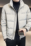 23冬季新款店主风立领羽绒服短款白鸭绒男外套-0YR663-P158控208，男装羽绒服，电商A400-1（原B352）