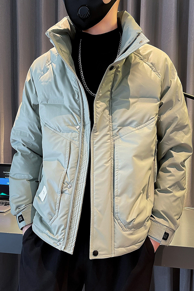 2024冬季新款潮流立领保暖皮羽绒服白鸭绒外套-6YR706-P168控228,男装羽绒服,电商A400-1（原B352）