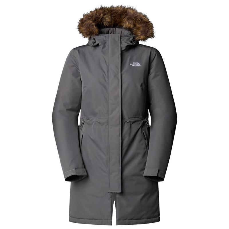 THE NORTH FACE北面女士羽绒服防风保暖外套中长款连帽风衣