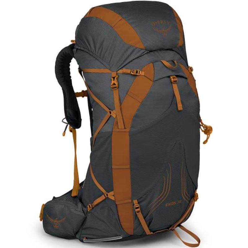 代购OSPREY男士登山包AirSpeed悬浮网背系统加垫腰带压缩带