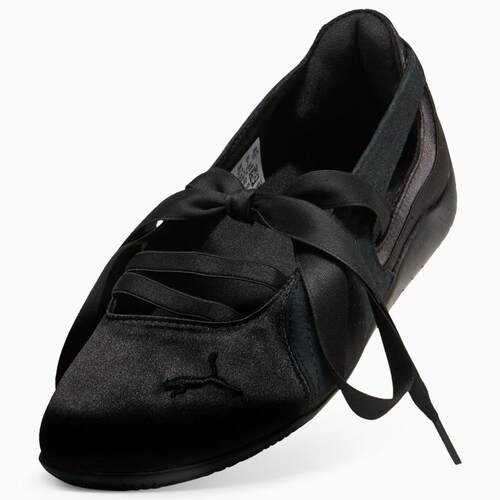 Puma Speedcat Ballet Etoile彪马芭蕾风黑色缎面时尚薄底板鞋女