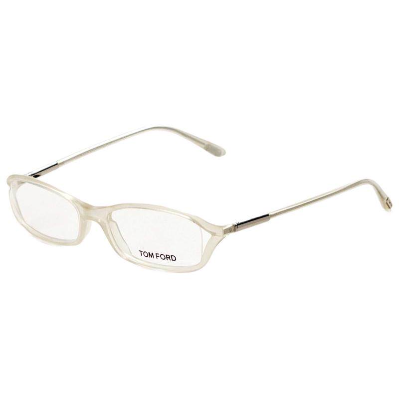 代购Tom Ford汤姆福特女士眼镜架矩形塑料米色透明镜片日常佩戴