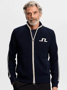 海外代购J．Lindeberg/金·林德伯格男士高尔夫夹克双向拉链