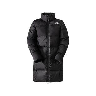 代购THE NORTH FACE北面女士羽绒服保暖防风耐用长款立领黑色