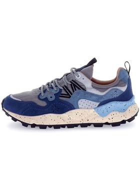 代购Flower Mountain山雾花野男士运动鞋透气防滑缓震耐磨蓝色