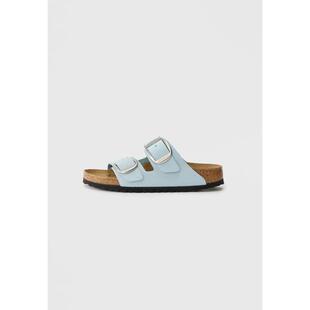 海外代购Birkenstock女士休闲凉鞋透气轻便平底双扣带夏季日常