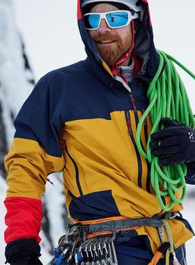 代购haglofs火柴棍Spitz GTX Pro防水防风户外登山夹克男冲锋衣