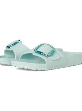 代购Birkenstock女士凉鞋轻便透气缓震柔软脚床EVA材质透明扣饰