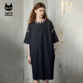 轻奢ET无束 端庄大气连衣裙2025新款 女夏季 a02 女装 衣服裙子