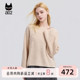 ML麦麸系列 甜美风羊毛针织衫 上衣女2026新款 a02 春季 宽松毛衣