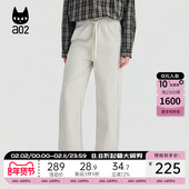 春秋休闲9分裤 a02宽松多色百搭直筒裤 子女2025新款 早秋通勤穿搭