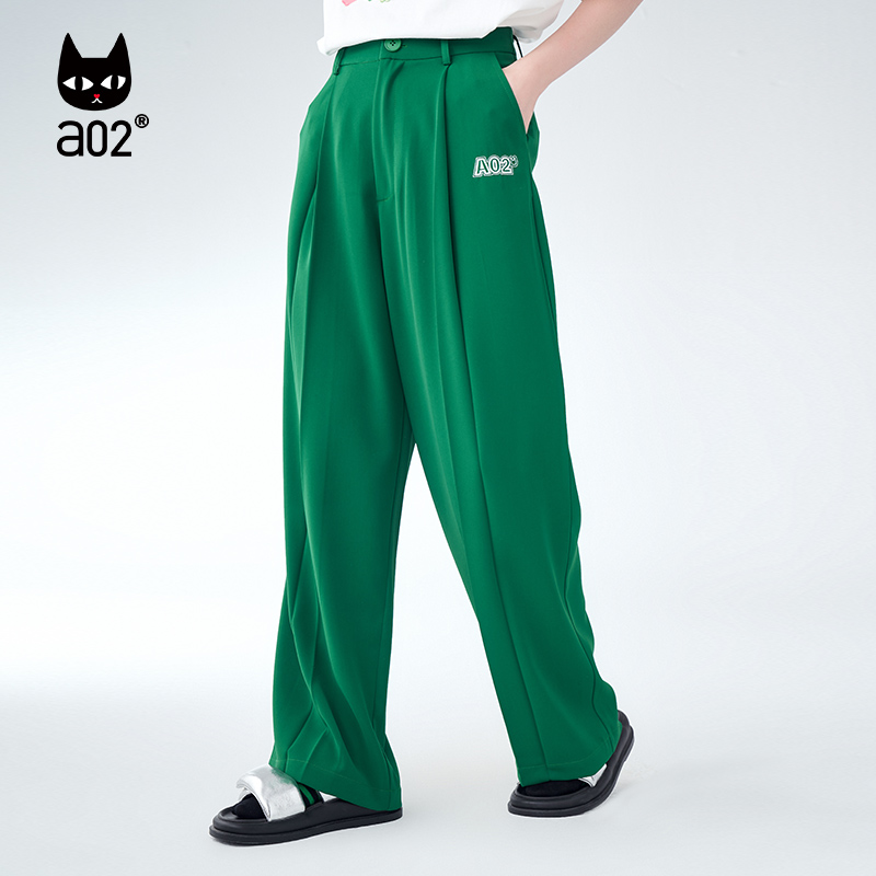a02百搭透气潮流直筒裤子