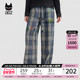子女2025新款 春秋直筒休闲裤 通勤秋装 a02宽松花纹格子裤 长裤