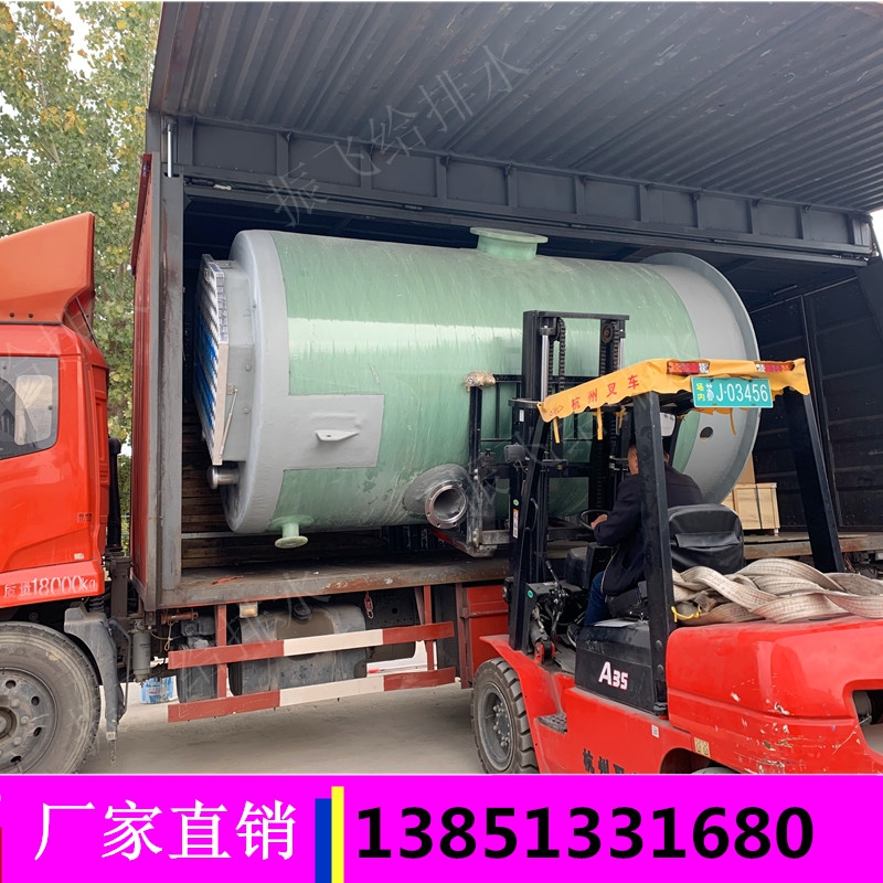 地埋式一体化预制泵站一体化预制井筒进口水泵一体式雨水提升设备