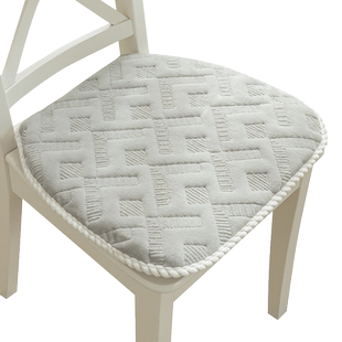 毛绒防滑四季凳子垫简约欧式餐桌椅垫坐垫加厚家用屁垫椅子垫座垫